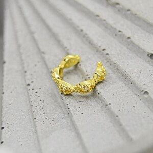 Gold Crystal Ear Cuff